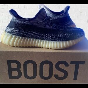 Yeezy Boost 350 V2 in Black and Tan